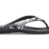 Crocs (WMNS) Kadee II Mevsimlik Parmak Arası Terlik “Tropikal Çiçekli Siyah” 205635-98F