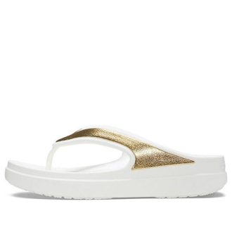 Crocs (WMNS) Kalın Tabanlı Beyaz Altın Terlik “Beyaz Altın” 206919-100