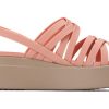 Crocs (WMNS) Kalın Tabanlı Rahat Moda Spor Pembe Sandaletler 206751-6RL