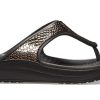 Crocs (WMNS) Kalın Tabanlı Siyah Bakır Parmak Arası Terlik 205604-0FG