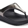 Crocs (WMNS) Kalın Tabanlı Siyah Bakır Parmak Arası Terlik 205604-0FG