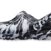 Crocs (WMNS) Klasik Astarlı Açık Hava Sandaleti “Mermer Beyaz Siyah” 207180-103