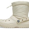 Crocs (WMNS) Klasik Astarlı Neo Şişme Botlar “Bej” 206630-2Y2