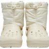 Crocs (WMNS) Klasik Astarlı Neo Şişme Botlar “Bej” 206630-2Y2