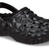 Crocs (WMNS) Klasik Clog Astarlı Geometrik Ayakkabı “Siyah” 210069-001