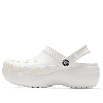 Crocs (WMNS) Klasik Clog Clouds Retro Plaj Ayakkabısı Beyaz 206750-100