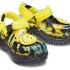 Crocs (WMNS) Klasik Clog Gülümseyen Yüz Şık Düz Spor Sarı Sandaletler 207271-90H