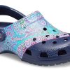 Crocs (WMNS) Klasik Clog Liberty London Beach Derin Mavi Sandaletler 206447-410