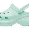Crocs (WMNS) Klasik Clog Retro Kalın Tabanlı Sandaletler Nane Yeşili 206302-3TI