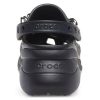 Crocs (WMNS) Klasik Clog Retro Sandaletler Siyah Gümüş 206662-067