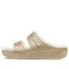 Crocs (WMNS) Klasik Cozzzy Simli Sandaletler “Çoklu Altın” 208124-93S