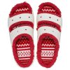 Crocs (WMNS) Klasik Cozzzy Tatil Kazak Sandal “Beyaz Kırmızı” 209227-90H