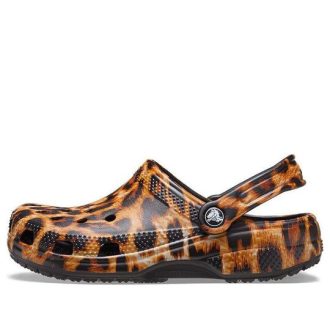 Crocs (WMNS) Klasik Hayvan Baskılı Plaj Günlük Sandalet Leopar Desen 206676-90L