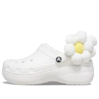 Crocs (WMNS) Klasik Çiçek Terlik “Beyaz” 209236-90H