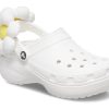 Crocs (WMNS) Klasik Çiçek Terlik “Beyaz” 209236-90H