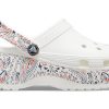 Crocs (WMNS) Klasik Platform Americana Paisley Clugs “Beyaz” 207337-94S