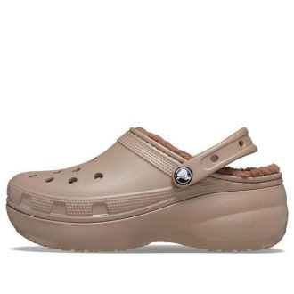 Crocs (WMNS) Klasik Platform Astarlı Terlik “Mantar” 207938-195