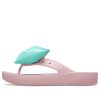 Crocs (WMNS) Klasik Platform Fiyonklu Parmak Arası Terlik “Pembe Teal” 210182-606