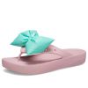 Crocs (WMNS) Klasik Platform Fiyonklu Parmak Arası Terlik “Pembe Teal” 210182-606