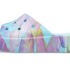 Crocs (WMNS) Klasik Platform Palmiye Desenli Terlik “Mavi Çok Renkli” 208607-4NQ