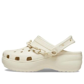 Crocs (WMNS) Klasik Platform Zincirli Ayakkabı “Bone” 209022-2Y2