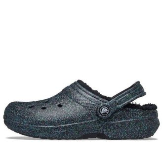 Crocs (WMNS) Klasik Simli Siyah Çizgili Takunya “Yıldızlı Gökyüzü” 205842-9BD