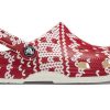 Crocs (WMNS) Klasik Tatil Kazak Grafik “Kırmızı Beyaz” 209237-90H