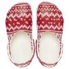 Crocs (WMNS) Klasik Tatil Kazak Grafik “Kırmızı Beyaz” 209237-90H