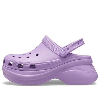 Crocs (WMNS) Klasik Terlik Retro Crocs Outdoor Kalın Tabanlı Spor Mor Sandaletler 206302-5PR