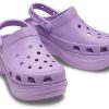 Crocs (WMNS) Klasik Terlik Retro Crocs Outdoor Kalın Tabanlı Spor Mor Sandaletler 206302-5PR