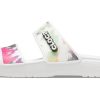 Crocs (WMNS) Klasik Tie-dye Grafik Sandalet “Siyah Yeşil” 207283-94S