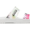 Crocs (WMNS) Klasik Tie-dye Grafik Sandalet “Siyah Yeşil” 207283-94S