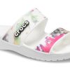 Crocs (WMNS) Klasik Tie-dye Grafik Sandalet “Siyah Yeşil” 207283-94S