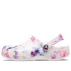 Crocs (WMNS) Klasik Tie Dye Grafik Tığ Ayakkabısı “Garnet ve Çok Renkli” 205453-6TS