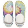 Crocs (WMNS) Klasik Tıkanıklık Bulutları Tie Dye Baskılı Hafif Rahat Spor Sandaletler Pembe Mavi 207151-94S