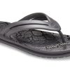 Crocs (WMNS) Leopar Desenli Baskılı Parmak Arası Terlik Ayakkabı Siyah 206490-02W