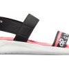 Crocs (WMNS) LiteRide Desenli Açık Burunlu Açık Ayakkabı Siyah Kırmızı Sandalet “Siyah Kırmızı” 205868-066