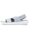 Crocs (WMNS) LiteRide Gri Açık Mavi Sandaletler “Gri Beyaz” 206081-00J