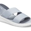 Crocs (WMNS) LiteRide Gri Açık Mavi Sandaletler “Gri Beyaz” 206081-00J