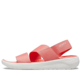 Crocs (WMNS) LiteRide Minimalist Günlük Spor Turuncu Sandaletler 206081-6SL