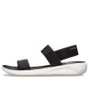 Crocs (WMNS) LiteRide Moda Siyah Sandaletler 205106-066