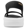 Crocs (WMNS) LiteRide Moda Siyah Sandaletler 205106-066