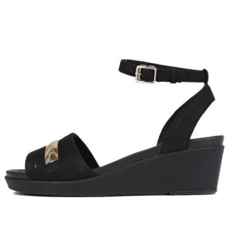 Crocs (WMNS) Metalik Kahve Sandaletler “Altın Siyah” 205800-98A