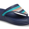 Crocs (WMNS) Monterey Boncuk Kayışı Kama “Koyu Mavi” 206641-4HQ