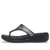 Crocs (WMNS) Monterey Metalik Şık Siyah Terlik 206850-001