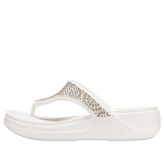 Crocs (WMNS) Parmak Arası Terlik “Beyaz” 206343-174