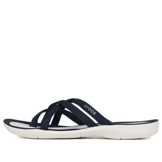 Crocs (WMNS) Plaj ve Havuz Terlikleri “Koyu Mavi Beyaz” 205479-462
