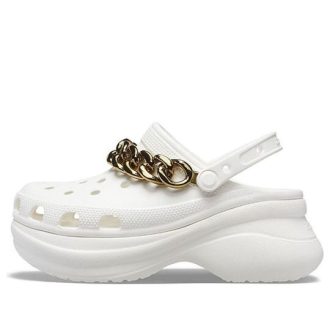 Crocs (WMNS) Retro Zincir Beyaz Altın Sandalet “Beyaz Altın” 206662-19B