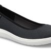 Crocs (WMNS) Reviva Rahat Nefes Alabilen Düşük Topuklu Spor Ayakkabı Siyah Beyaz 205880-066