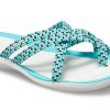 Crocs (WMNS) Örgü Parmak Arası Terlik Mavi Beyaz 205728-4DY
